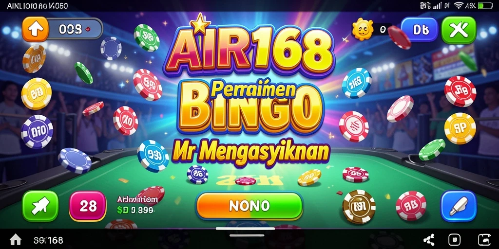 Tampilan gameplay Bingo yang seru dan menarik dalam AIR168.