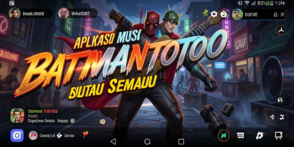 Tampilan utama gameplay BATMANTOTO dengan berbagai pilihan lagu yang menarik.
