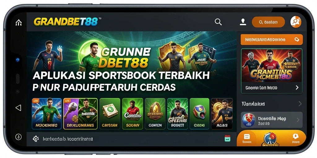 Tampilan gameplay menarik di aplikasi GRANDBET88 untuk taruhan olahraga.