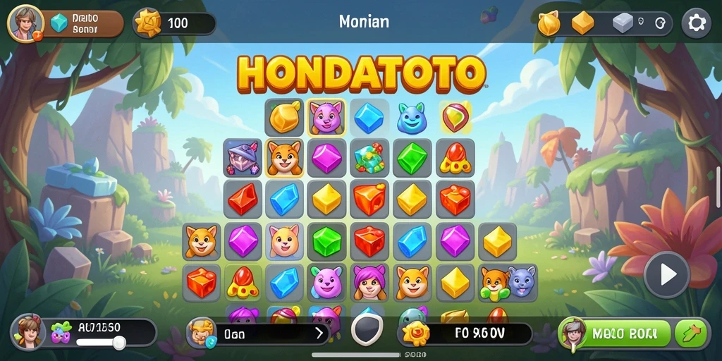 Tampilan gameplay menarik dari HONDATOTO di layar perangkat Anda.
