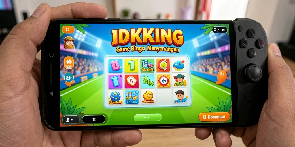 Tampilan gameplay seru dari IDRKING yang menampilkan suasana Bingo.