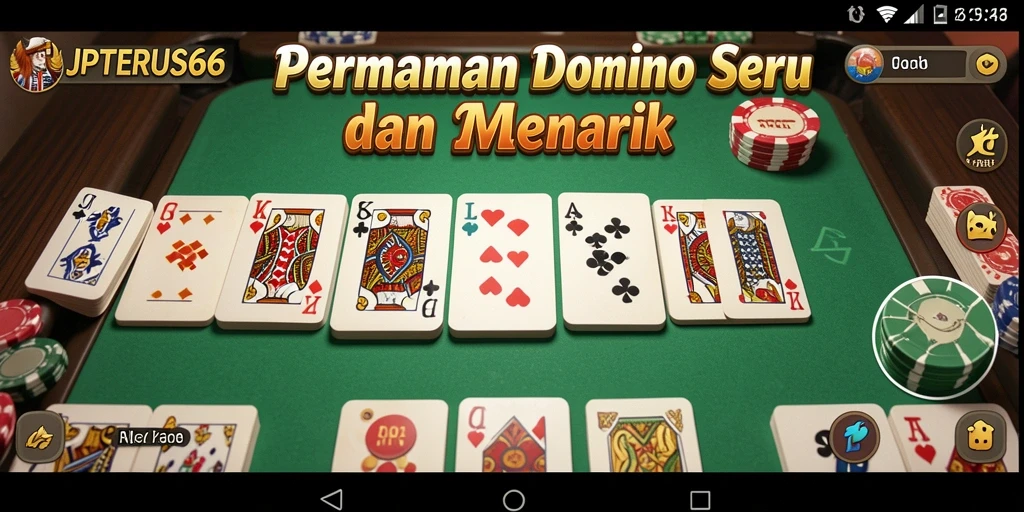 Tampilan gameplay seru dan interaktif di JPTERUS66.