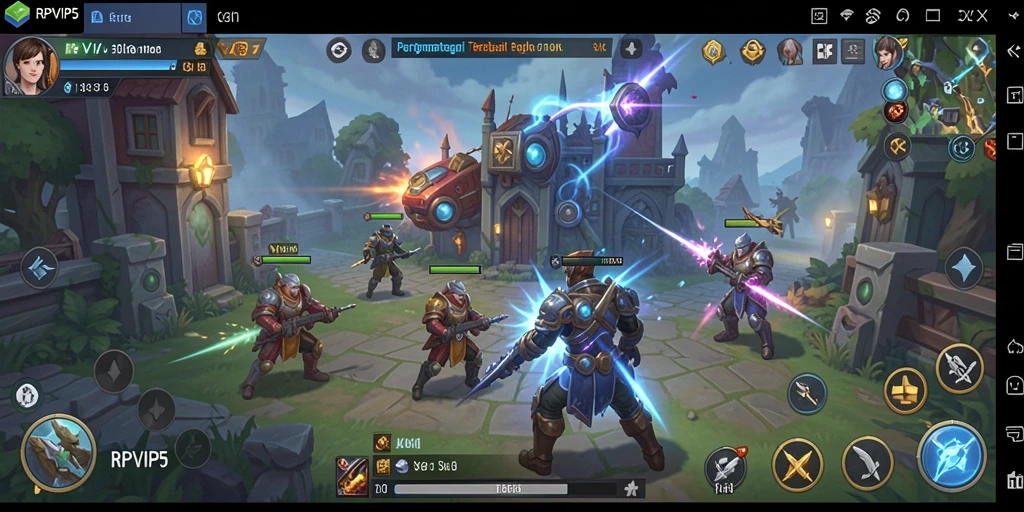 Tampilan gameplay RPVIP5 yang menegangkan dan strategis.