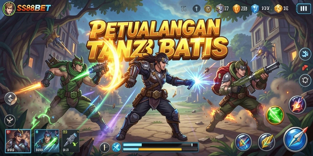 Tampilan penuh aksi dari gameplay SS88BET yang mengesankan.
